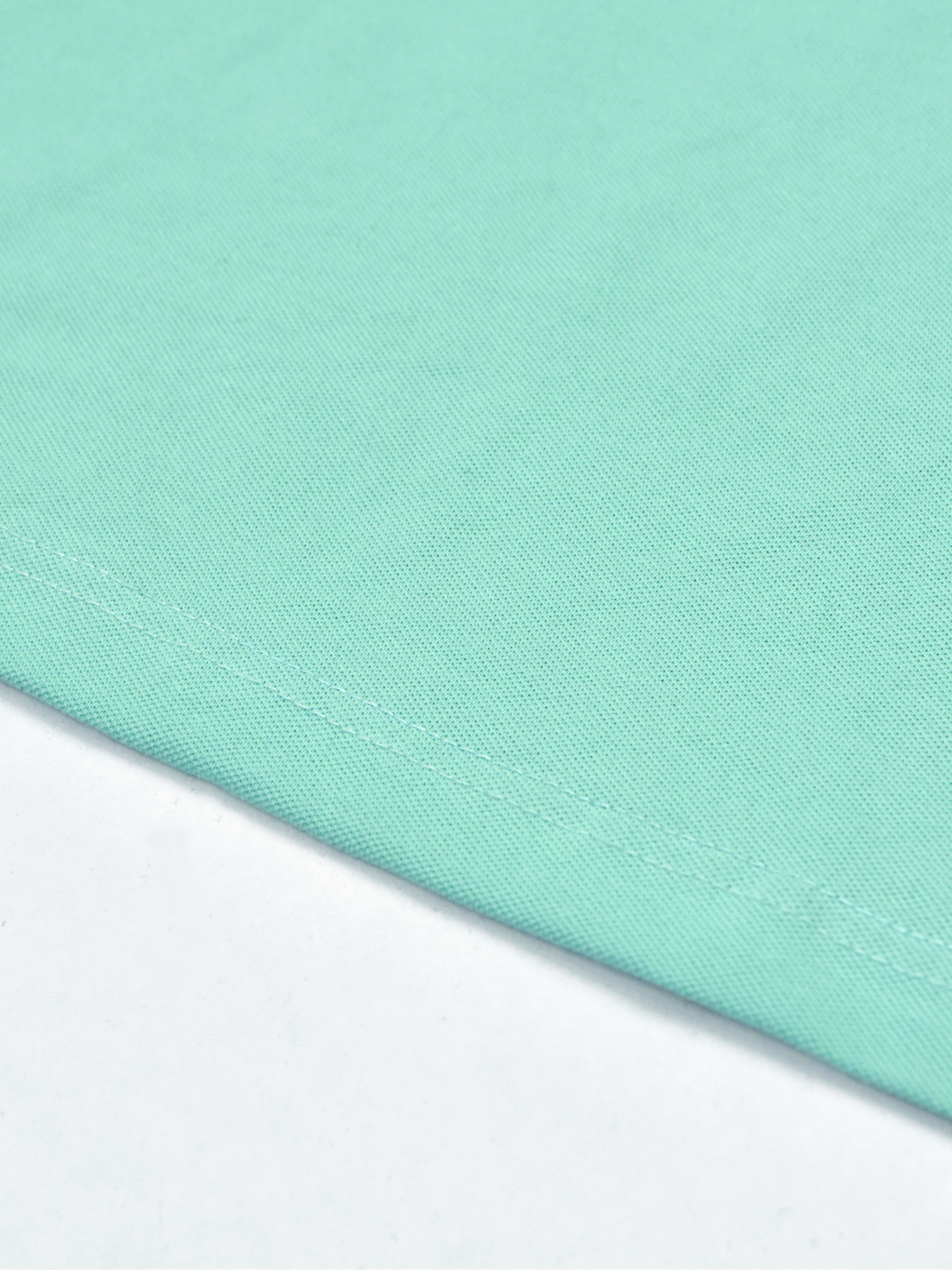 NXT Summer Polo Shirt For Men-Cyan Blue With Stripes-SP1521/RT2356